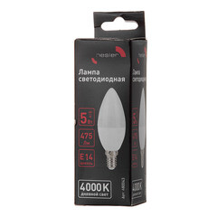 Лампа светодиодная Hesler E14 4000К 5 Вт 475 Лм 230 В свеча матовая - фото 2