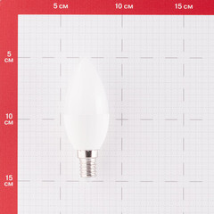 Лампа светодиодная E14 2700К 6 Вт 570 Лм 230 В свеча матовая - фото 2