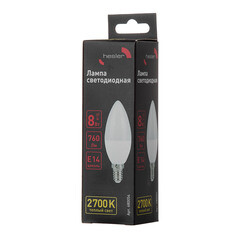 Лампа светодиодная Hesler E14 2700К 8 Вт 760 Лм 230 В свеча матовая - фото 4