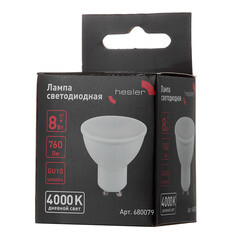Лампа светодиодная Hesler GU10 4000К 8 Вт 760 Лм 230 В рефлектор PAR16 - фото 4