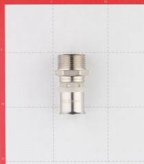 Соединитель прямой VALTEC (VTm.201.N.002005) 20(пресс) х 3/4 НР(ш) - фото 3