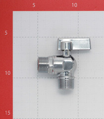 Кран шаровой латунный Valtec 1/2 НР(ш) х 1/2 НР(ш) к бытовой технике мини угловой (VT.392.N.04) - фото 3