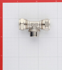 Тройник VALTEC (VTm.332.N.200420) 20 обж(ц) х 1/2 ВР(г) х 20 обж(ц) - фото 5