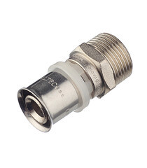 Изображение товара Соединитель прямой VALTEC (VTm.201.N.002005) 20(пресс) х 3/4 НР(ш)