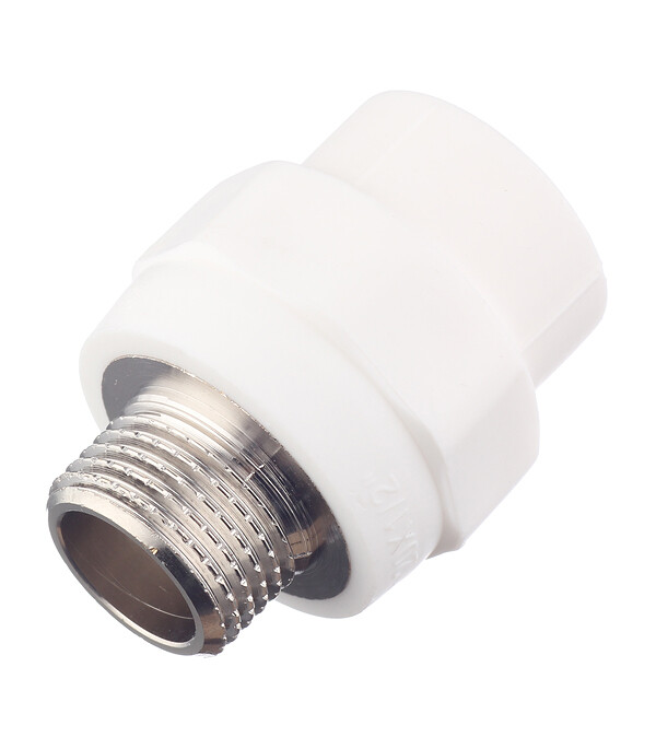Изображение товара Муфта полипропиленовая Valtec 20 мм х 1/2 НР(ш) (VTp.701.0.02004)