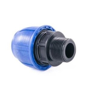 Муфта ПНД компрессионная 40х1 НР(ш)