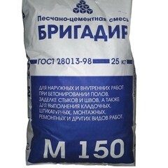 Смесь цементно-песчаная (ЦПС) М-150 25 кг