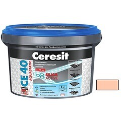 Затирка цементная Ceresit CE 40 aquastatic карамель 2 кг