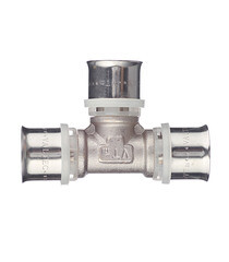 Тройник VALTEC (VTm.231.N.262626) 26(пресс) х 26(пресс) х 26(пресс) - фото 3