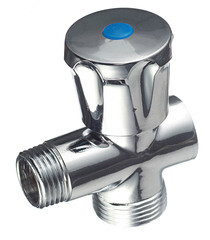 Вентиль латунный Valtec 1/2 ВР(г) х 3/4 НР(ш) х 1/2 НР(ш) для подключения бытовой техники хром (VT.255.N.04) - фото 1