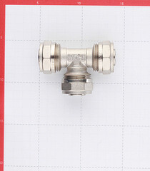 Тройник VALTEC 26 обж(ц) х 26 обж(ц) х 26 обж(ц) - фото 4