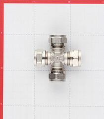 Крестовина VALTEC (VTm.341.N.161616) 16 обж(ц) х 16 обж(ц) х 16 обж(ц) х 16 обж(ц) - фото 2