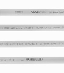 Труба полипропиленовая Valtec 20х2000 мм PN20/PN25 (VTp.700.0020.20.02) - фото 2