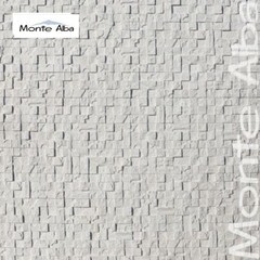 Камень искусственный Monte Alba Пикс стоун белый (9 шт. = 0,32 кв.м)