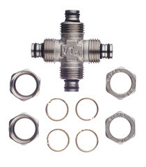 Крестовина VALTEC (VTm.341.N.161616) 16 обж(ц) х 16 обж(ц) х 16 обж(ц) х 16 обж(ц) - фото 5