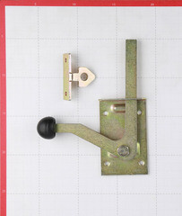 Щеколда Gah Alberts поворотная 180 мм оцинкованная - фото 2