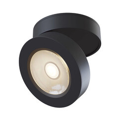 Спот светодиодный потолочный Maytoni Magic 4000 К 12 Вт 6 кв.м черный IP20 (C022CL-L12B4K) - фото 1