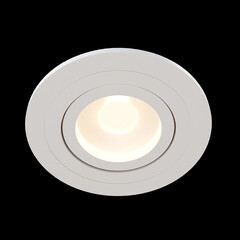 Спот потолочный встраиваемый Maytoni Atom GU10 50 Вт 5 кв.м белый IP20 (DL023-2-01W) - фото 2