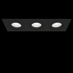 Светильник встраиваемый GU10 поворотный черный 50 Вт IP20 Maytoni Atom ДВО (DL024-2-03B) - фото 2