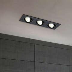 Светильник встраиваемый GU10 поворотный черный 50 Вт IP20 Maytoni Atom ДВО (DL024-2-03B) - фото 4