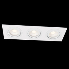 Светильник встраиваемый GU10 поворотный белый 50 Вт IP20 Maytoni Atom ДВО (DL024-2-03W) - фото 2