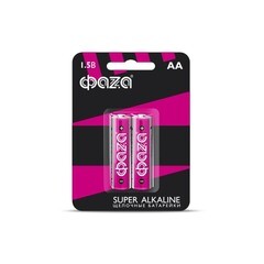 Батарейка Фаzа Super Alkaline АА пальчиковая LR 6 1,5 В (2 шт.)