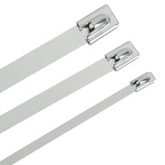 Изображение товара Стяжка кабельная IEK 150х4,6 мм нержавеющая сталь (100 шт.) (UHS10-D046-150-100)