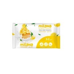 Влажные антибактериальные салфетки Grass Milana лимонный десерт 72 шт