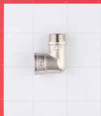 Угол Valtec 3/4 ВР(г) х 3/4 НР(ш) латунный (VTr.092.N.0005) - фото 2