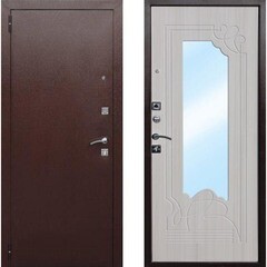 Дверь входная Феррони Ампир металлическая дуб сонома/белый ясень левая 960 мм