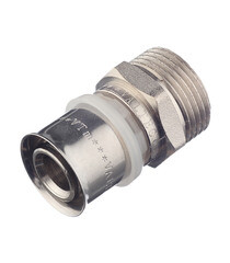 Соединитель прямой VALTEC (VTm.201.N.002606) 26(пресс) х 1 НР(ш) - фото 1