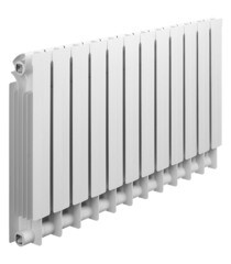 Радиатор биметаллический Global Style Plus 500 мм 12 секций 1" боковое подключение белый - фото 8