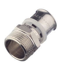 Соединитель прямой VALTEC (VTm.201.N.002606) 26(пресс) х 1 НР(ш) - фото 3