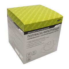 Респиратор Исток 1ФК FFP2 с клапаном выдоха формованный (10 шт.) (РЕС102) - фото 2