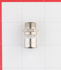 Соединитель прямой VALTEC (VTm.201.N.002605) 26(пресс) х 3/4 НР(ш) - фото 3