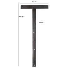 Костыль кровельный 400х200 мм Т-образный - фото 2