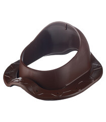 Проходной элемент Поливент для готовой кровли из металлочерепицы коричневый RAL 8017 - фото 1