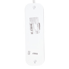 Удлинитель UNIVersal 4 розетки 5 м ПВС 3х1 кв.мм 13 А 2,9 кВт белый (9631982) - фото 2