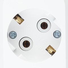 Удлинитель Makel 2 розетки 5 м ПВС 3х1 кв.мм 16 А 2,2 кВт белый (MGP114) - фото 2