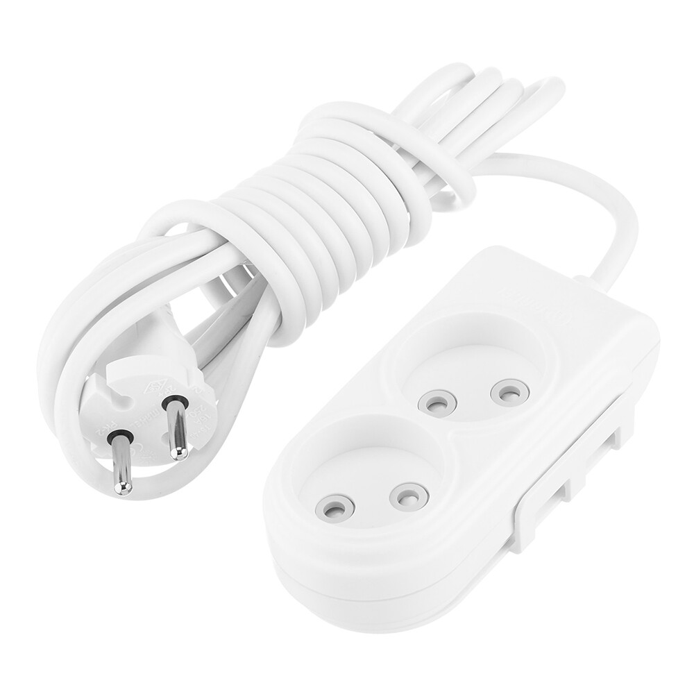 Изображение товара Удлинитель Makel 2 розетки 3 м ПВС 2х0,75 кв.мм