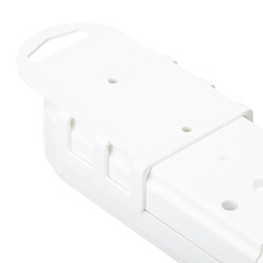 Удлинитель Makel 3 розетки 5 м ПВС 3х1 кв.мм 16 А 2,2 кВт с кнопкой белый (N3310063) - фото 2