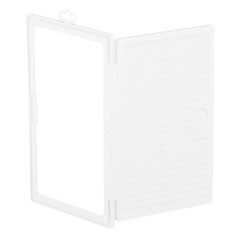 Люк ревизионный Era Декофот пластиковый 200х300 мм накладной с решеткой - фото 3