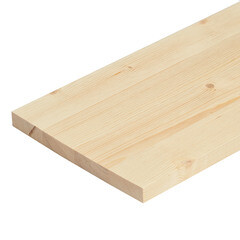 Щит мебельный хвоя 1600х200х18 мм сорт АВ клееный - фото 1