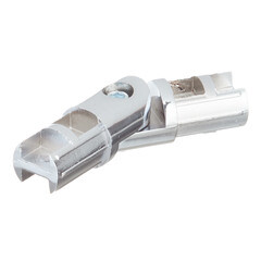 Соединитель поворотный для двух труб к системе Joker d25 мм усиленный хром - фото 3