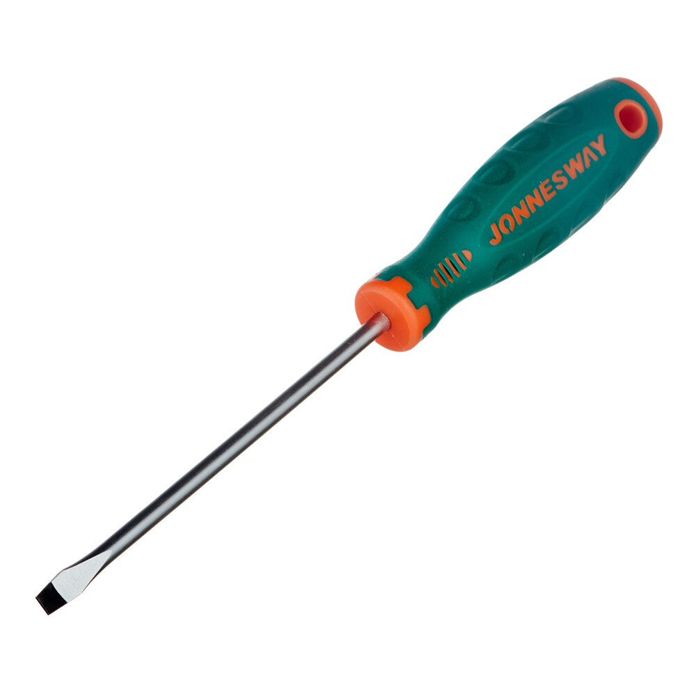 Изображение товара Отвертка SL5,5 125 мм Jonnesway плоская Anti-slip grip (D71S5125)