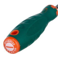 Отвертка SL5,5 125 мм Jonnesway плоская Anti-slip grip (D71S5125) - фото 3