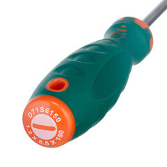 Отвертка SL6,5 150 мм Jonnesway плоская Anti-slip grip (D71S6150) - фото 2