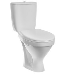 Изображение товара Унитаз-компакт Cersanit Trento с горизонтальным выпуском с сиденьем термопласт микролифт белый (S-KO-TR011-3/6-PL-w)