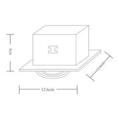 Спот потолочный встраиваемый Arte Lamp Cardani Piccolo GU10 50 Вт 1 кв.м белый IP20 (A5941PL-1WH) - фото 3