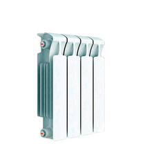 Изображение товара Радиатор биметаллический Rifar Monolit 350 мм 4 секции 3/4 боковое подключение белый